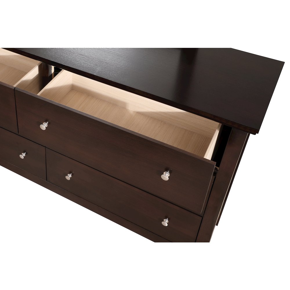 Glory Furniture Primo Dresser in Espresso Color