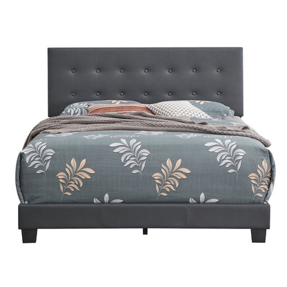Glory Furniture Caldwell Queen Bed in Dark Grey Color
