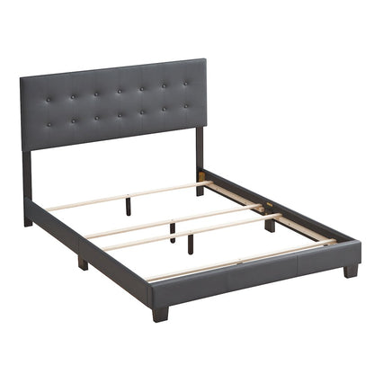 Glory Furniture Caldwell Queen Bed in Dark Grey Color