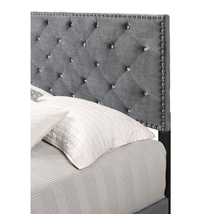 Glory Furniture Suffolk Twin Bed in Gray Color