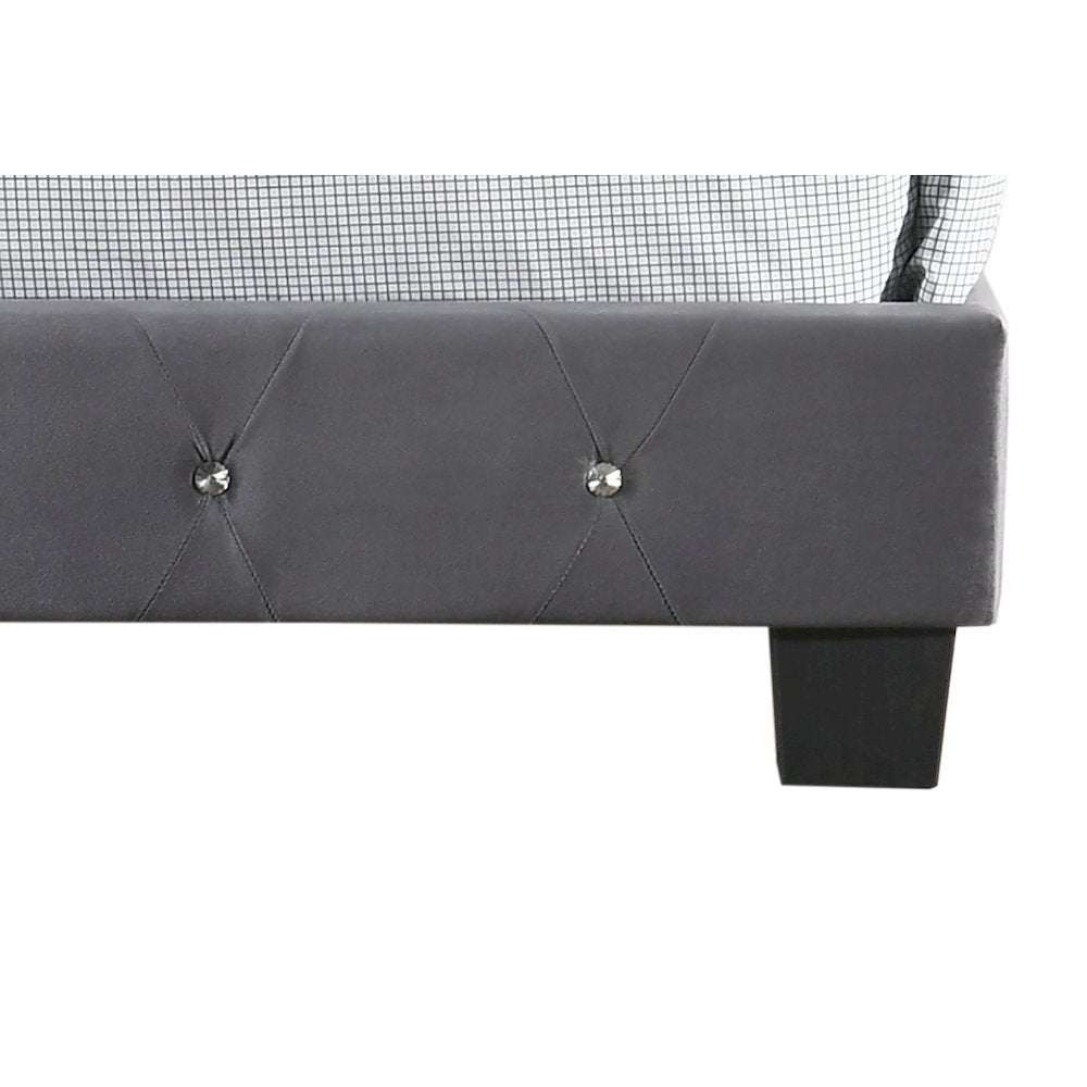 Glory Furniture Suffolk Twin Bed in Gray Color