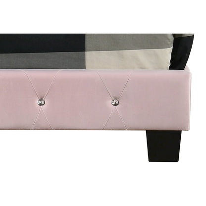 Glory Furniture Suffolk Twin Bed in Pink Color
