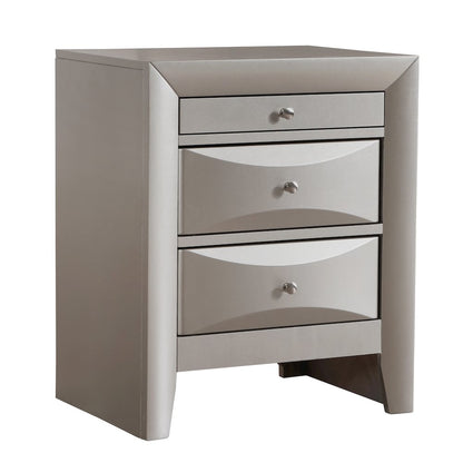 Glory Furniture Marilla Nightstand in Champagne Color