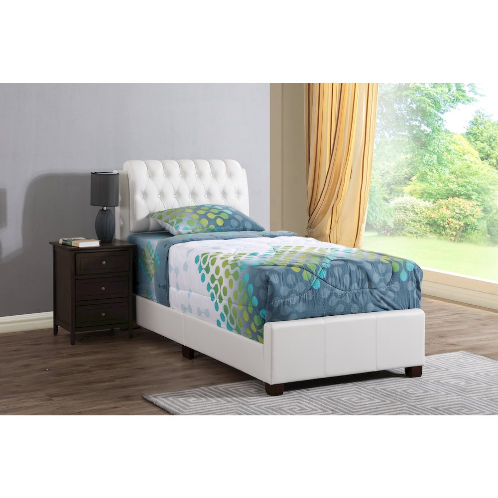 Glory Furniture Marilla   Twin Bed, White