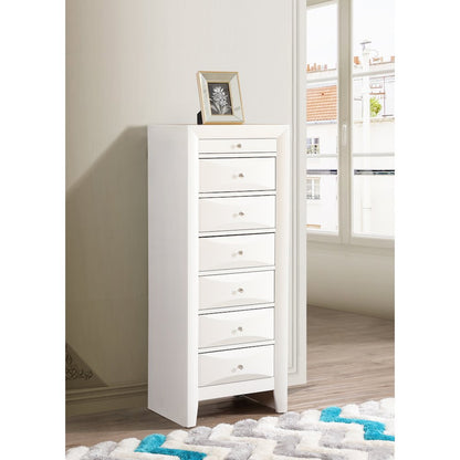 Glory Furniture Marilla Lingerie Chest in White Color