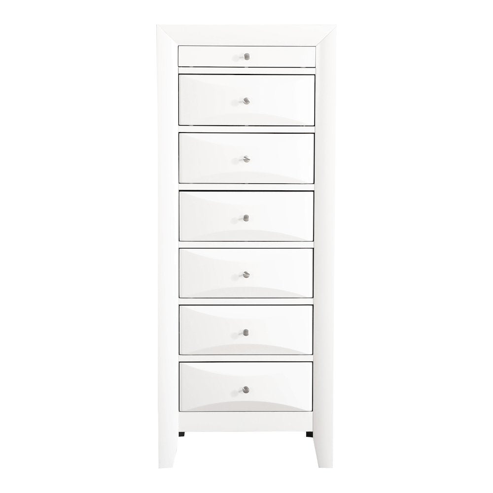 Glory Furniture Marilla Lingerie Chest in White Color