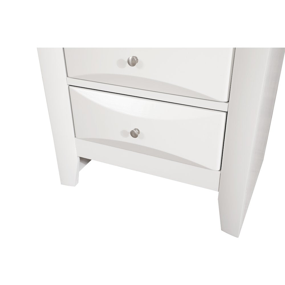 Glory Furniture Marilla Lingerie Chest in White Color