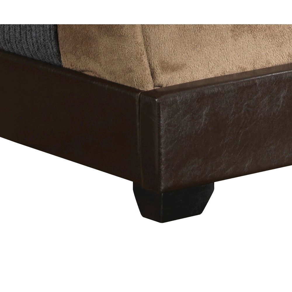 Glory Furniture Aaron Queen Bed in Cappuccino Color