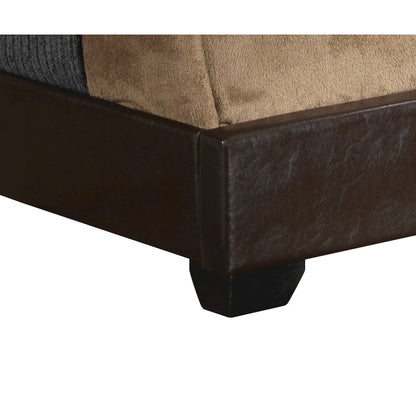 Glory Furniture Aaron Queen Bed in Cappuccino Color