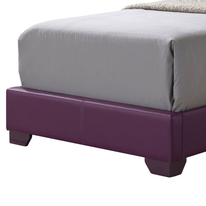 Glory Furniture Aaron Twin Bed in Purple Color