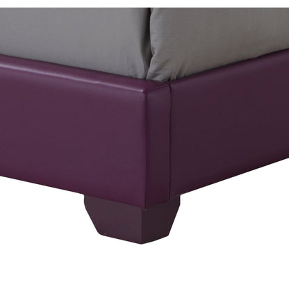 Glory Furniture Aaron Twin Bed in Purple Color