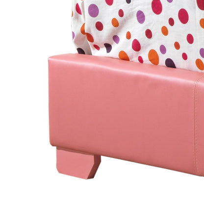 Glory Furniture Aaron Twin Bed in Pink Color