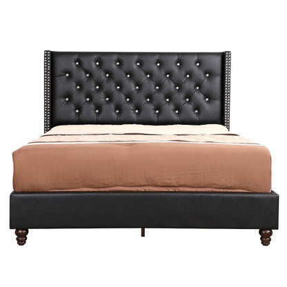 Glory Furniture Julie Queen Bed in Black Color