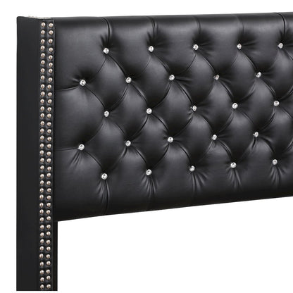 Glory Furniture Julie Queen Bed in Black Color