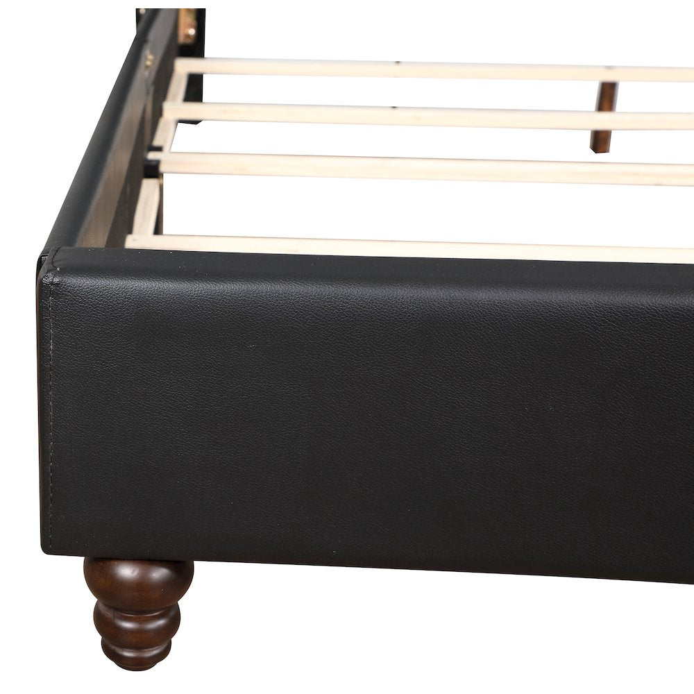 Glory Furniture Julie Queen Bed in Black Color