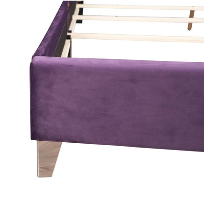 Glory Furniture Julie Queen Bed in Purple Color