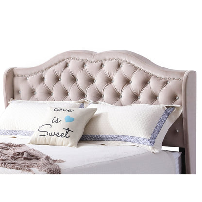 Glory Furniture Joy Queen Bed in Beige Color