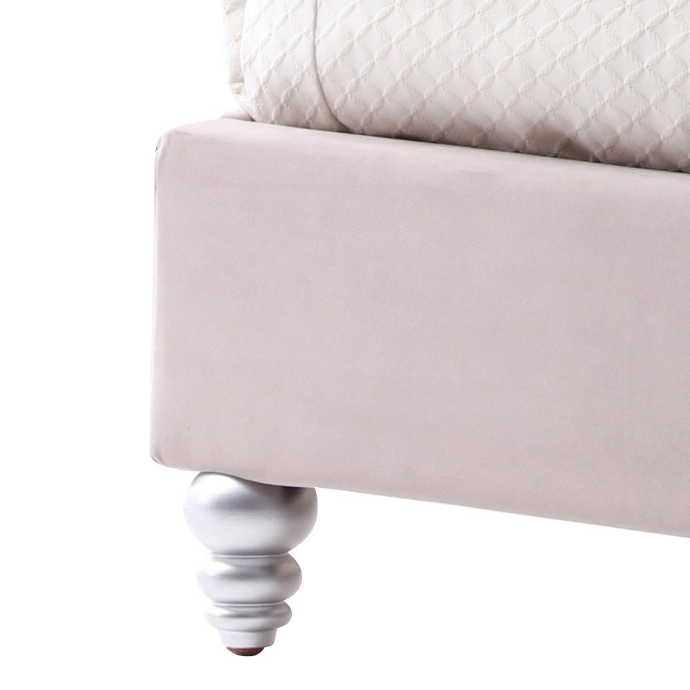Glory Furniture Joy Queen Bed in Beige Color