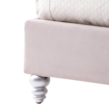 Glory Furniture Joy Queen Bed in Beige Color