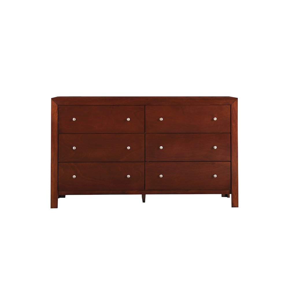 Glory Furniture Burlington Dresser in Cherry Color