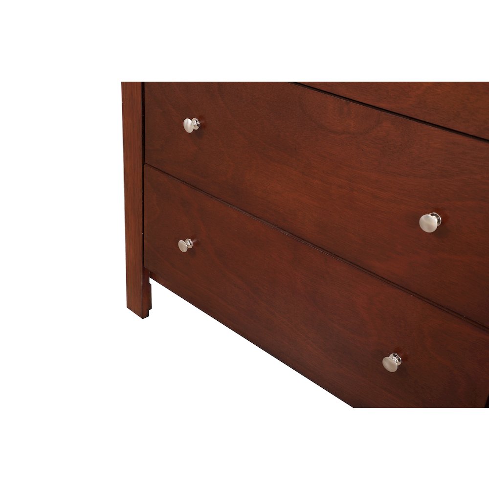 Glory Furniture Burlington Dresser in Cherry Color