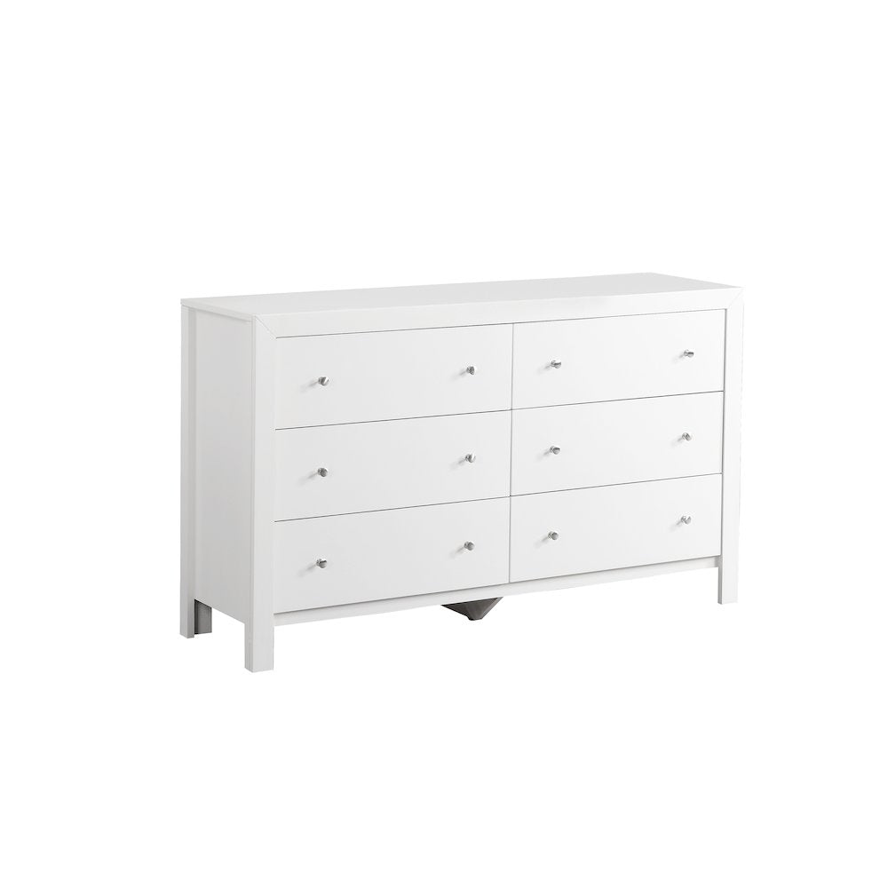 Glory Furniture Burlington Dresser in White Color