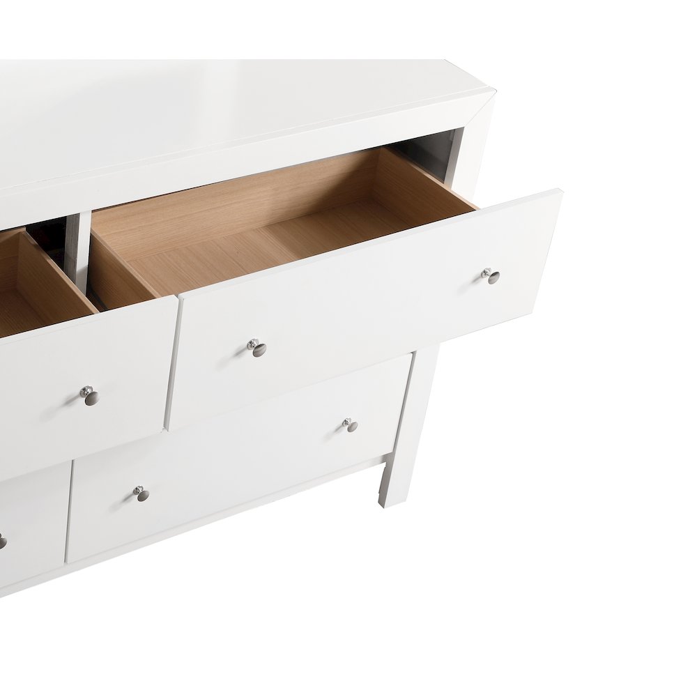 Glory Furniture Burlington Dresser in White Color