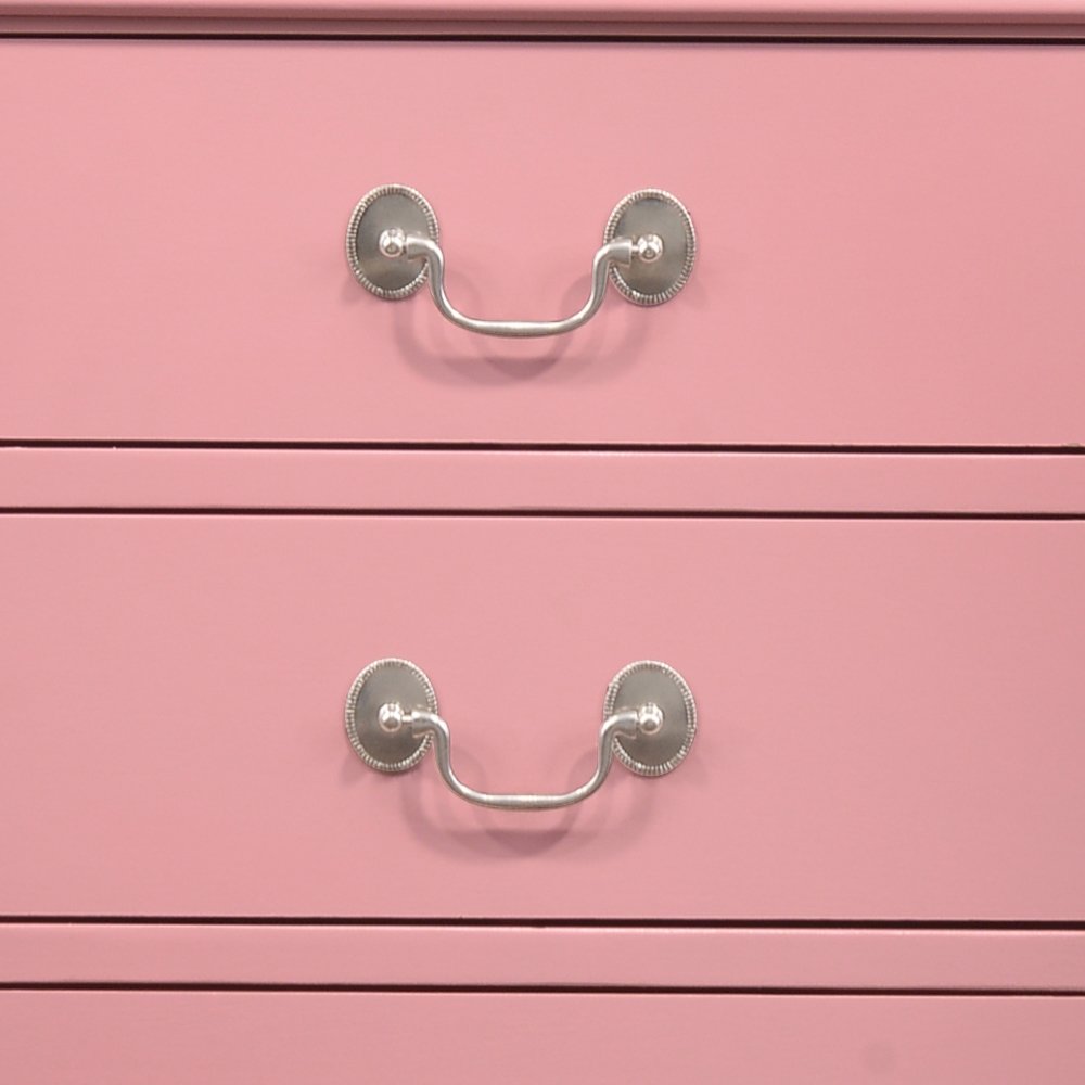 Glory Furniture Louis Phillipe Night Stand in Pink Color