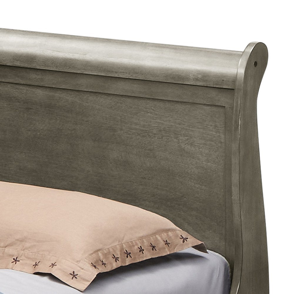 Glory Furniture Louis Phillipe Queen Bed in Gray Color