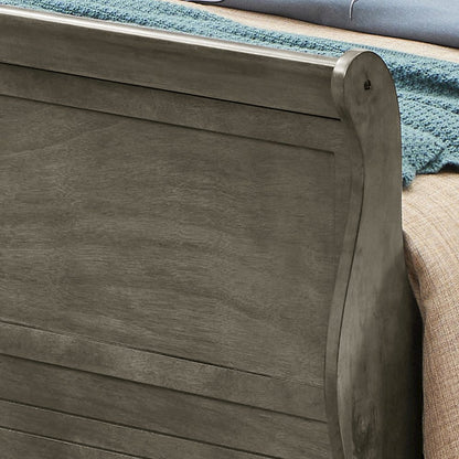 Glory Furniture Louis Phillipe Queen Bed in Gray Color