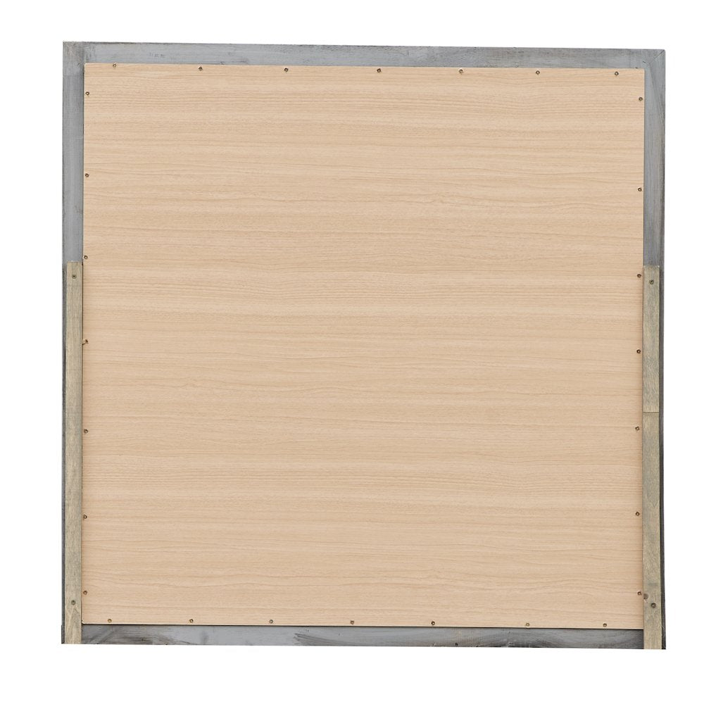 Glory Furniture Louis Phillipe Mirror in Gray Color