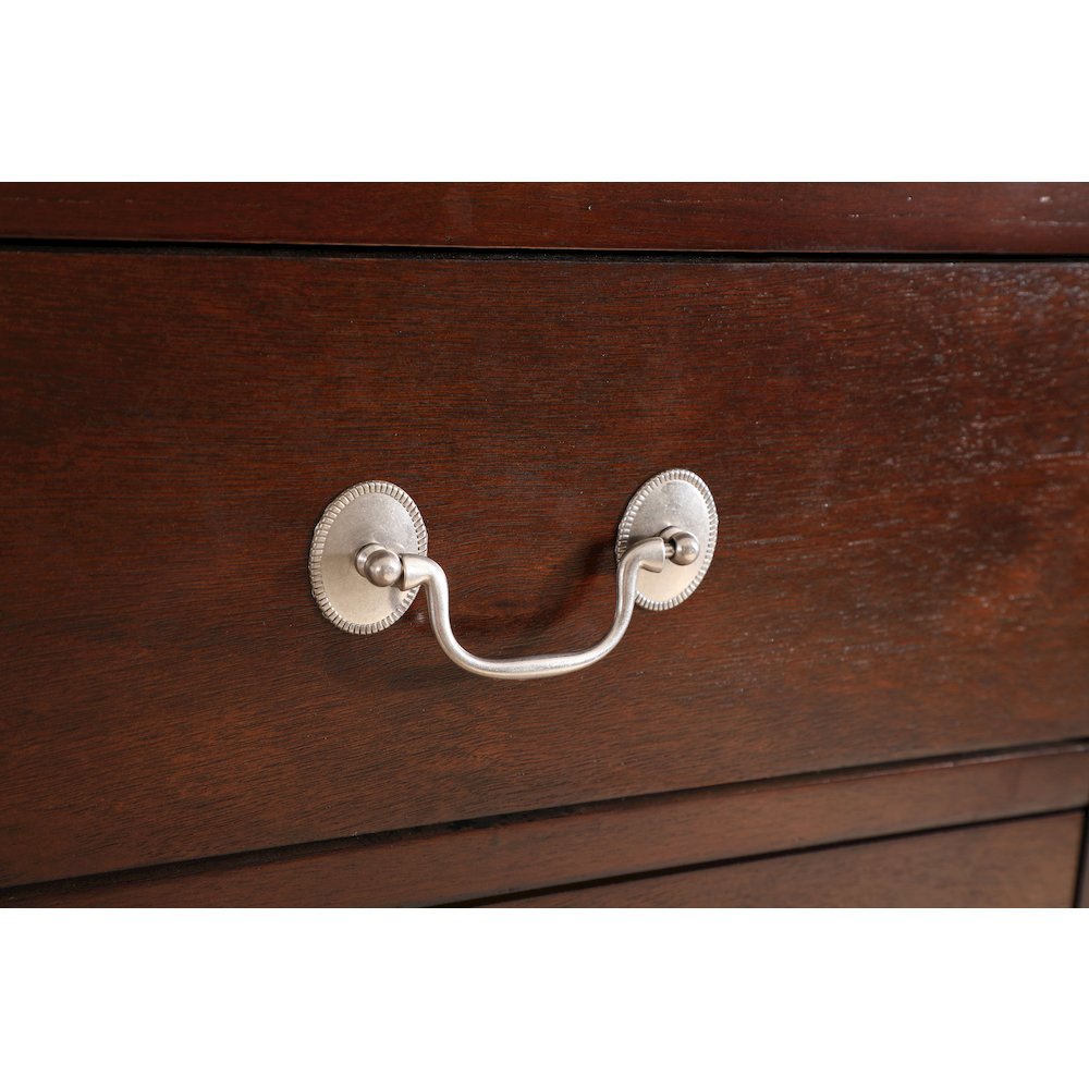 Glory Furniture Louis Phillipe Lingerie Chest in Cappuccino Color