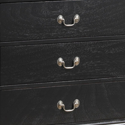 Glory Furniture Louis Phillipe Chest in Black Color