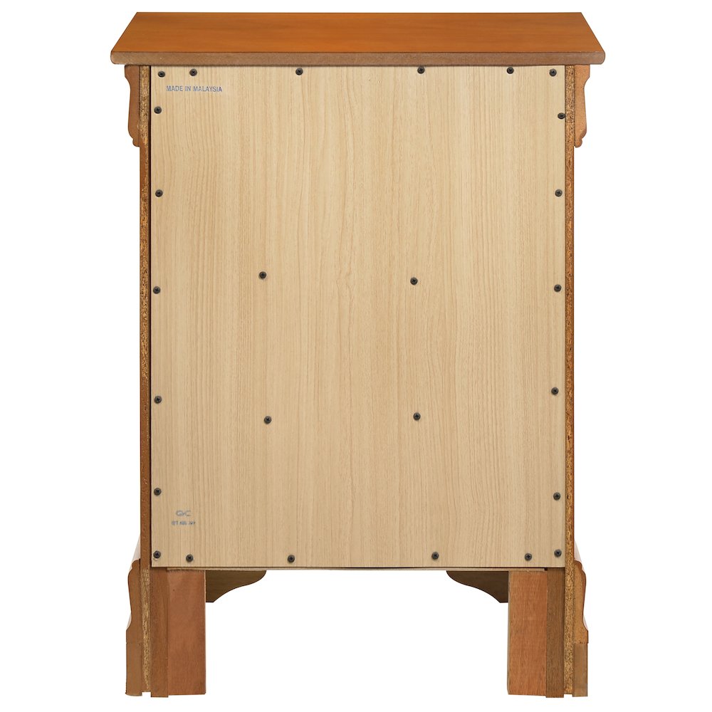 Glory Furniture Louis Phillipe Night Stand in Oak Color