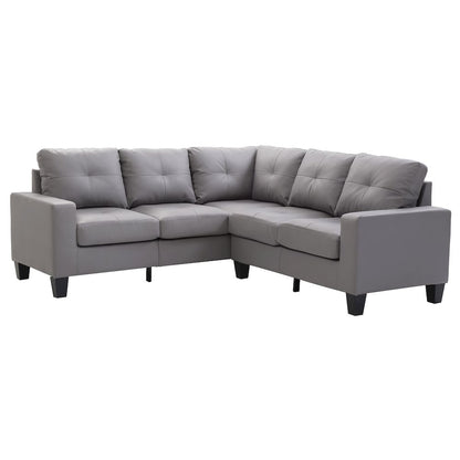 Glory Furniture Newbury Sectional in Gray Color
