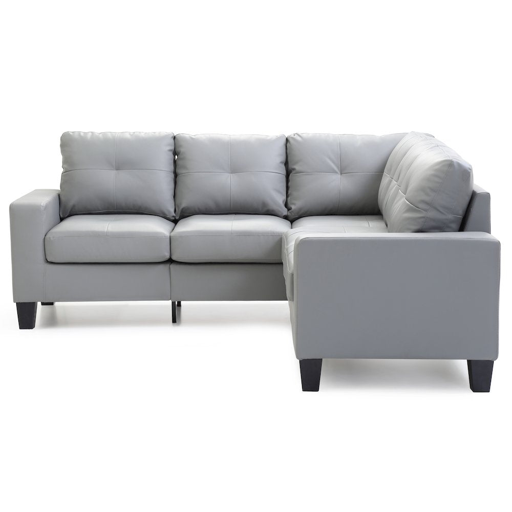 Glory Furniture Newbury Sectional in Gray Color