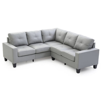 Glory Furniture Newbury Sectional in Gray Color