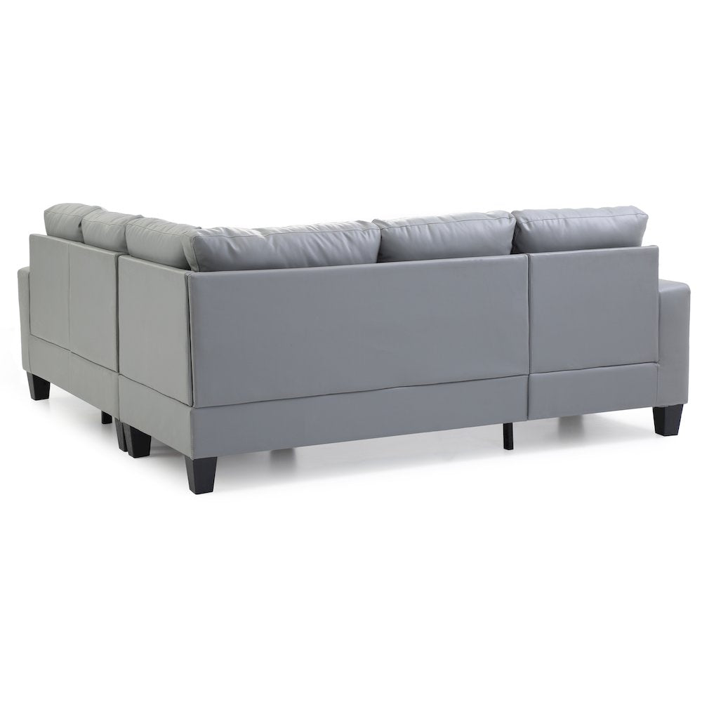 Glory Furniture Newbury Sectional in Gray Color