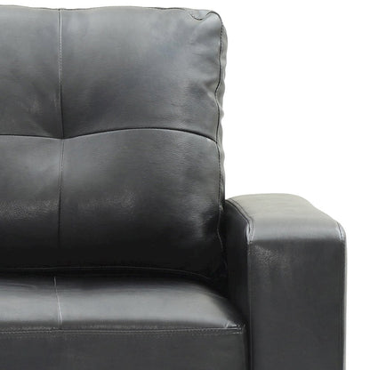 Glory Furniture Newbury Accent Chair in Black Color
