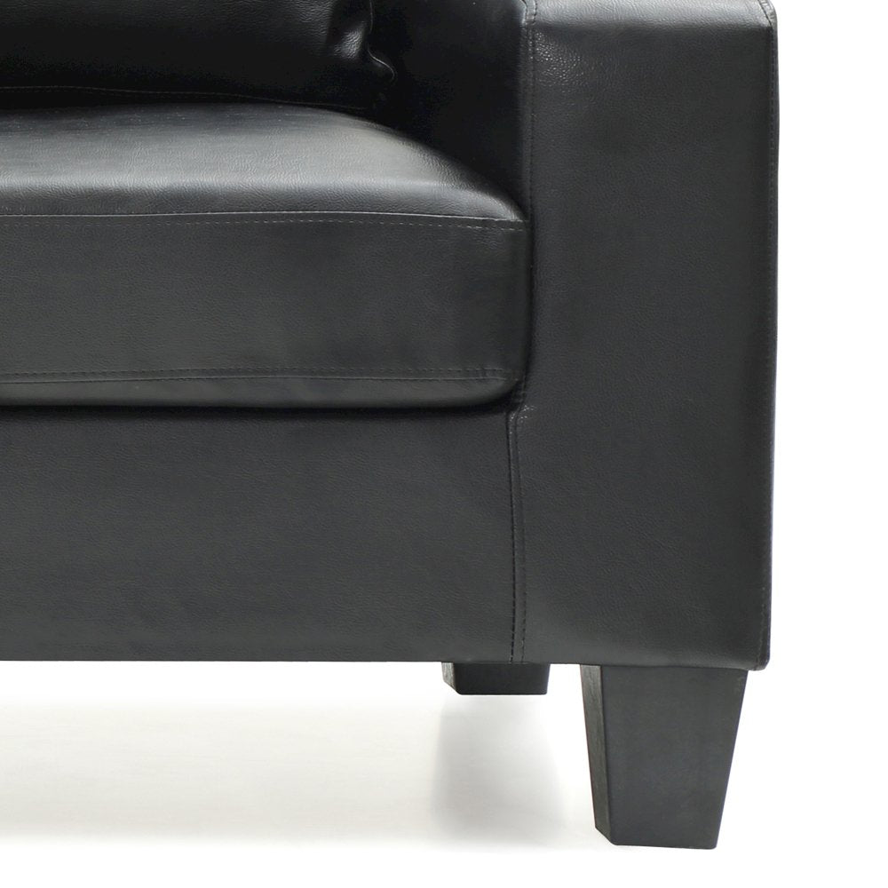 Glory Furniture Newbury Sofa in Black Color