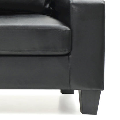 Glory Furniture Newbury Sofa in Black Color