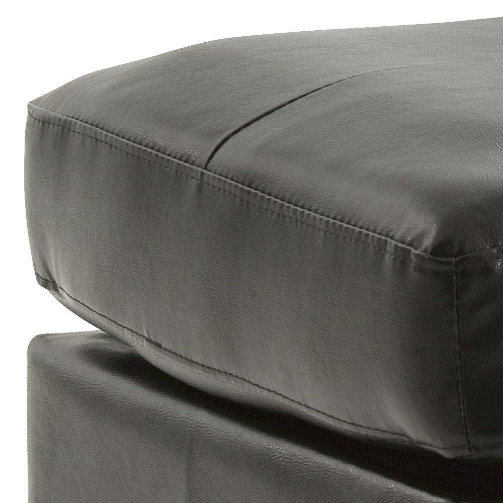 Glory Furniture Newbury Ottoman in Black Color