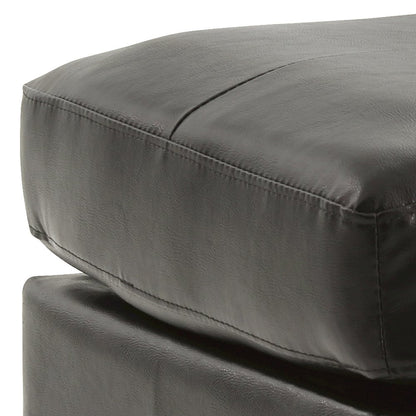 Glory Furniture Newbury Ottoman in Black Color