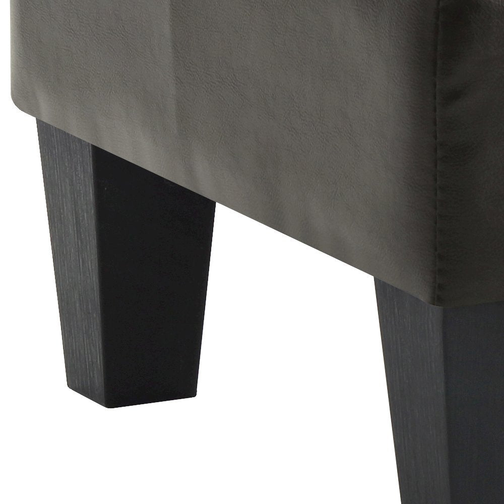Glory Furniture Newbury Ottoman in Black Color