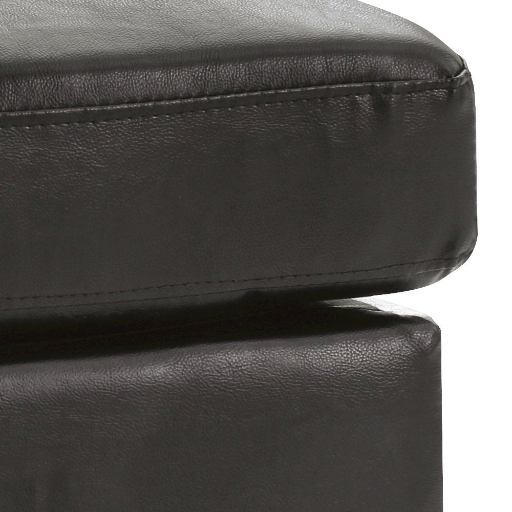 Glory Furniture Newbury Ottoman in Black Color