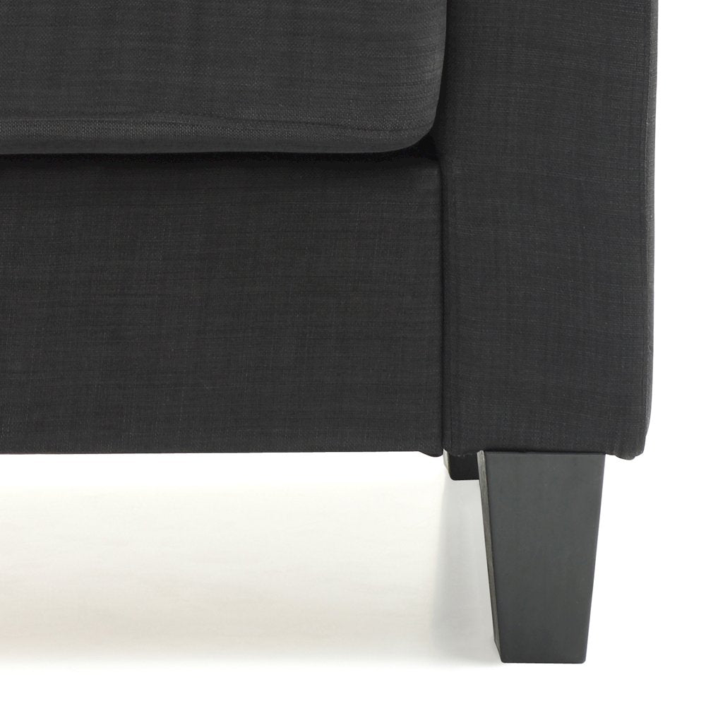 Glory Furniture Newbury Accent Chair in Black Color