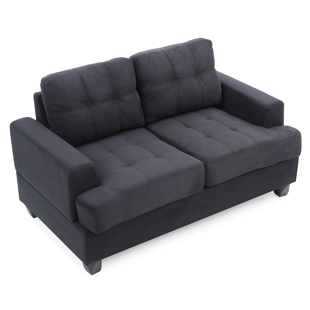 Glory Furniture Sandridge Loveseat in Black Color