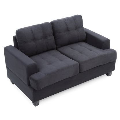 Glory Furniture Sandridge Loveseat in Black Color