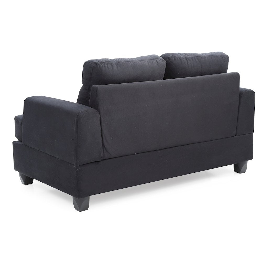 Glory Furniture Sandridge Loveseat in Black Color
