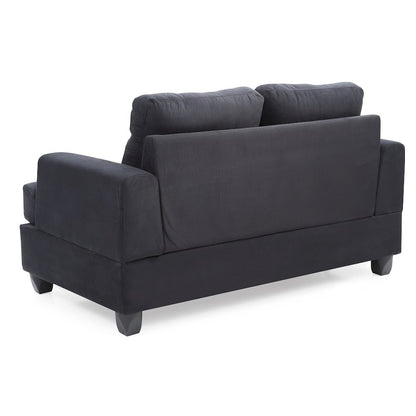 Glory Furniture Sandridge Loveseat in Black Color